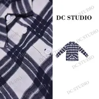 DC STUDIO【朝气蓬勃】2025春夏新款时尚百搭经典格子休闲长袖衬衫
