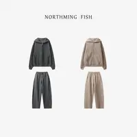 NorthMing fish「机场套装」 经典时髦柔软亲肤加厚保暖套装