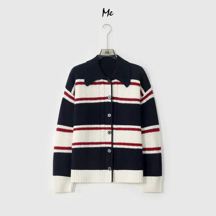 ME【MM100%绵羊毛秀场毛衣】超细美利奴绵羊毛奢牌感毛衣MESA3884