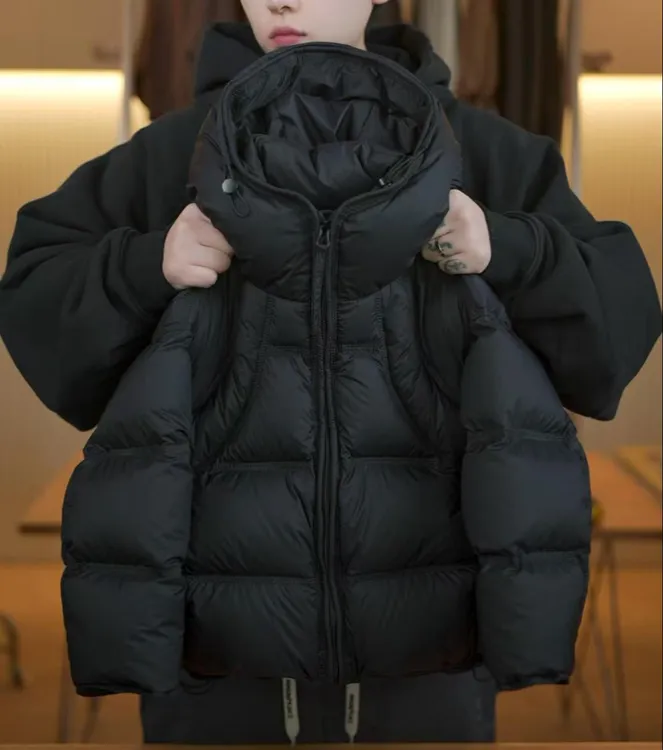 儿童羽绒服男童女童冬季连帽保暖加厚白鸭绒双倍充绒冬季保暖必备