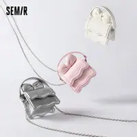 森马包包女小方包miu系蝴蝶结手提包mini单肩斜挎包2025新款甜美