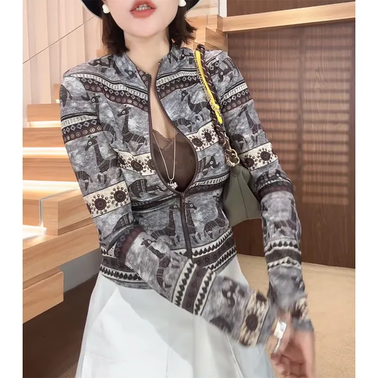2025新款短款拉链设计师款短款防晒外套女轻薄防紫外线巨好看上衣