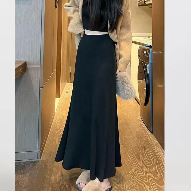 空气棉】两个裙长运费补贴鱼尾半身裙女秋季2025新款高腰显瘦a字裙