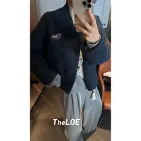 TheLOE/【小马羊毛亚麻白鹅】立体小马装饰小香羽绒#12.01Y-G6720