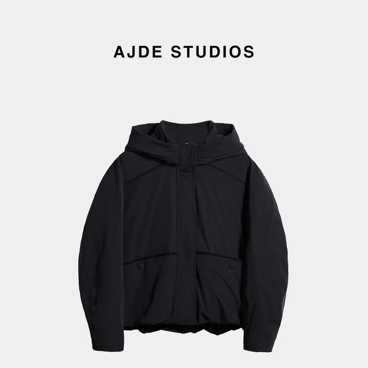AJDE｜【90白鸭绒】连帽夹克羽绒服秋冬穿搭09