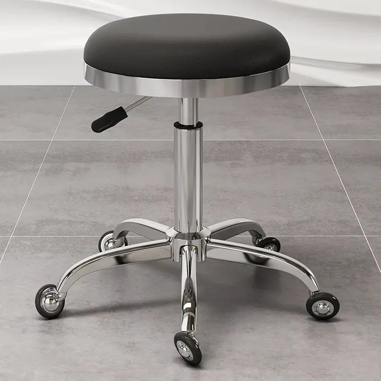 美容院发廊理发店专用凳子美发美甲大工凳滑轮家用椅子梳妆转椅