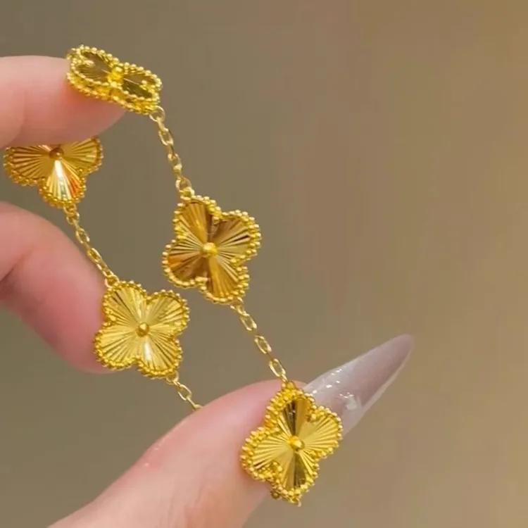 铜合金项链 手链首饰素款金色精美公主风法式 中国风 时尚 百搭女