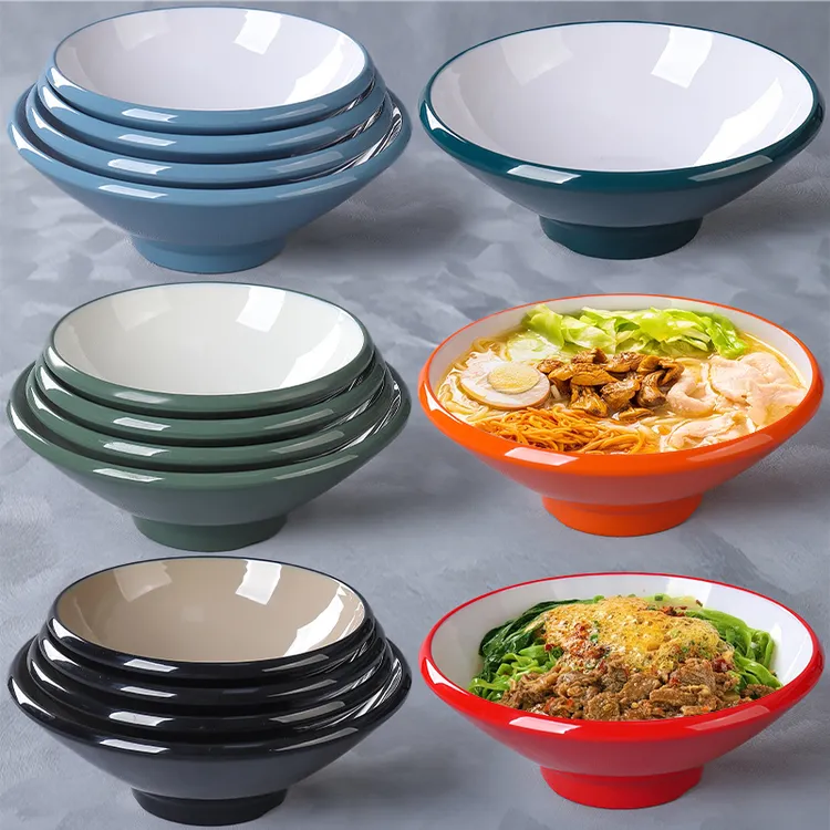 密胺餐具面馆专用碗牛肉拉面碗仿瓷碗麻辣烫大碗商用餐饮店汤粉碗