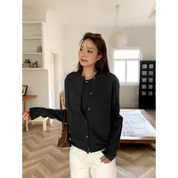 【贵气老钱】加长针织背心开衫外套两件套简约老钱风松弛贵气 25173