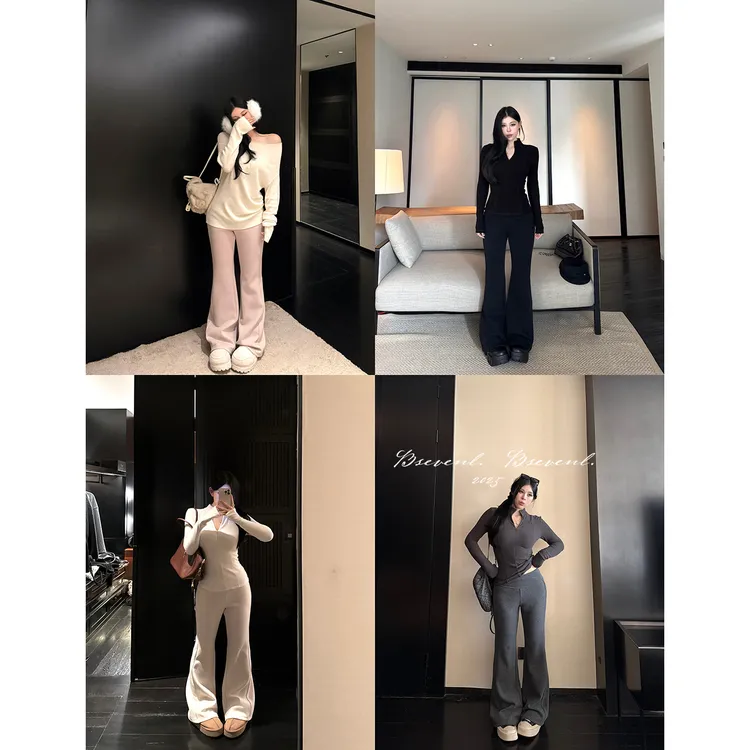 黑泽玄七细长直1.0裤王0臃肿加密绒450g气质温暖过冬裤人手一条