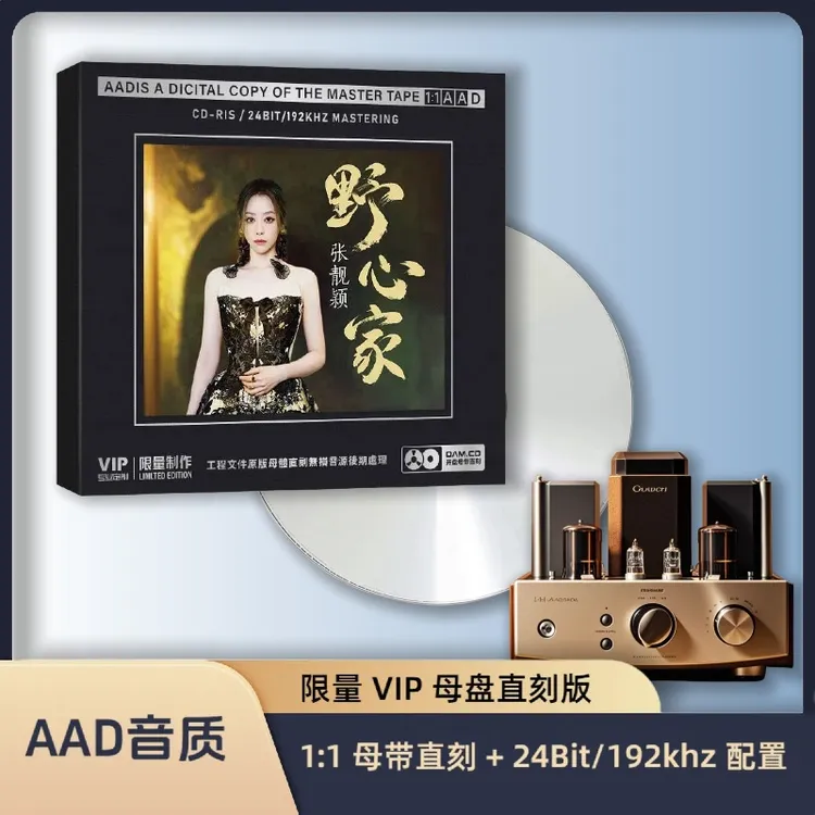 张靓颖CD专辑无损音质车载音乐CD光盘野心家