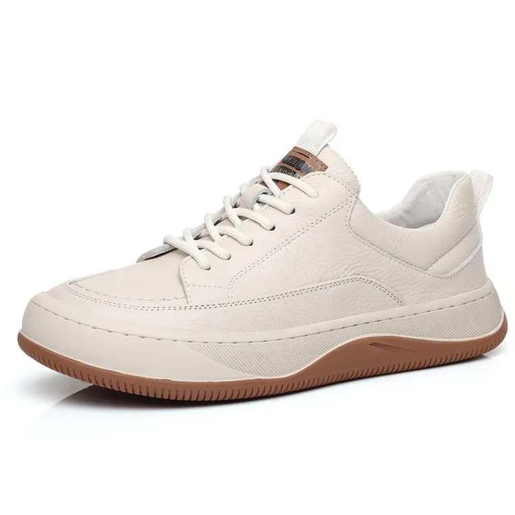 头层牛皮秋季商务皮鞋休闲皮鞋秋季鞋子百搭休闲鞋透气时尚款