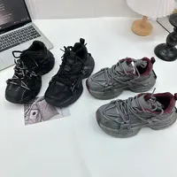 2025春季新款时尚百搭透气舒适厚底增高潮流休闲鞋 5099