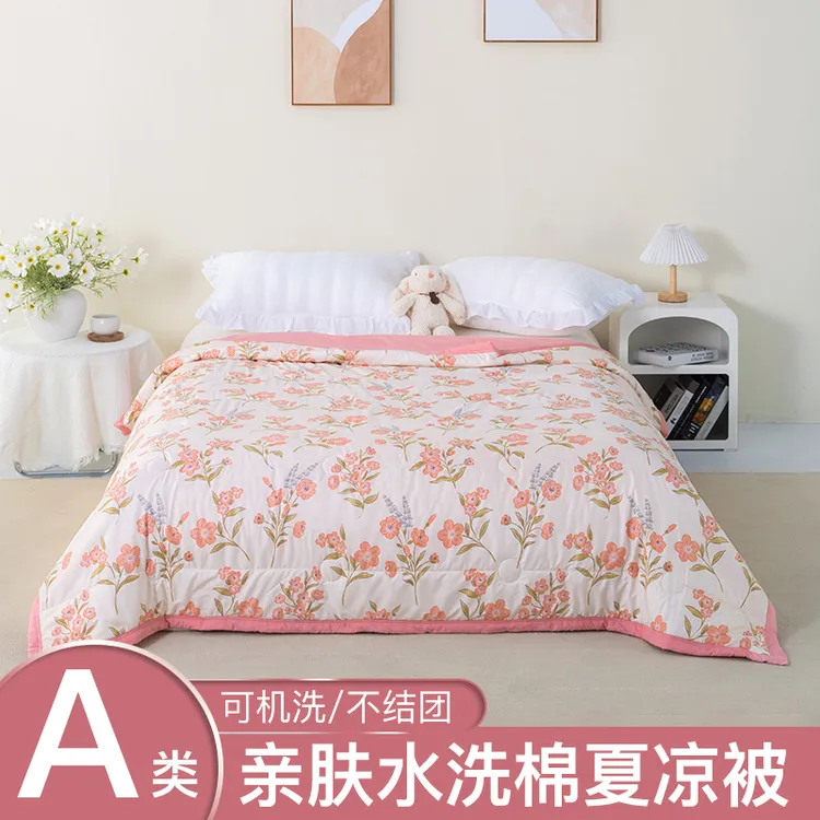 【试睡15天】新款2026夏凉被空调被薄被子单人学生宿舍簿荷驱蚊夏被商品图