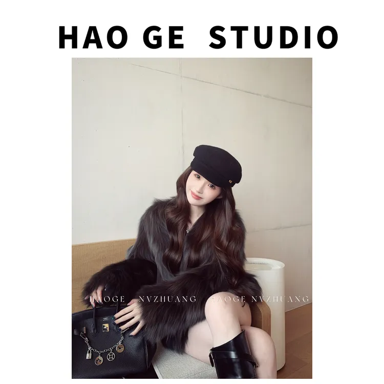 浩哥严选●镇店之宝HGQ5PC3862A狐狸毛皮草预