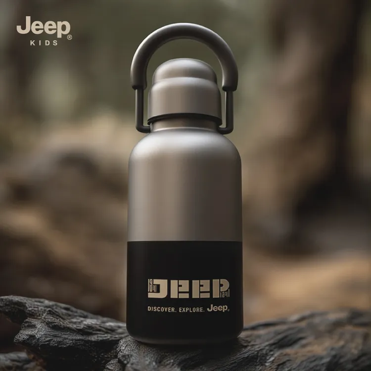 JEEP吉普不锈钢保温杯2025新款大容量便携高颜值户外旅游露营水壶