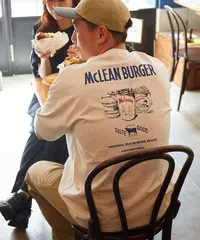 grand camps MCLEND old burger Stand FS 东京汉堡联名复古短袖