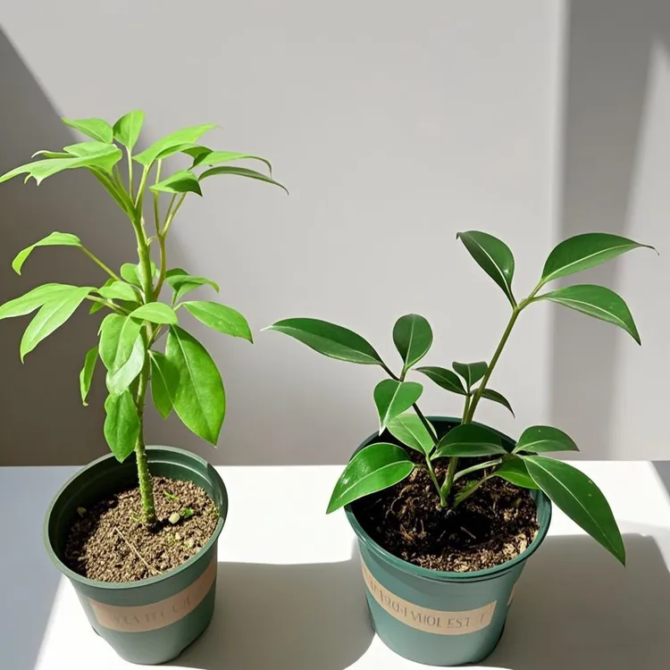 保罗大叶伞阿尔法大叶伞ins网红室内绿植元宝盆栽招财植物桌面绿