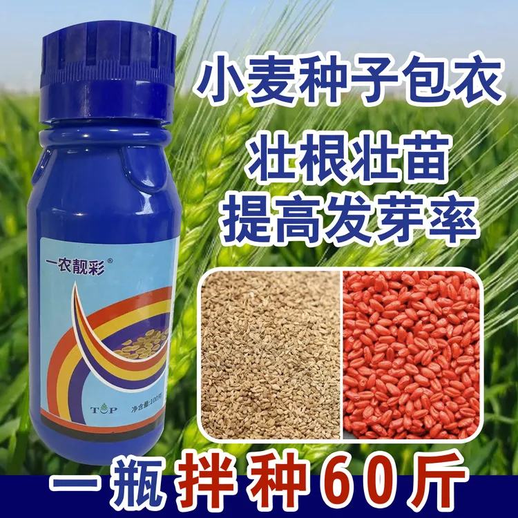 小麦拌种营养壮苗一瓶可用60斤左右