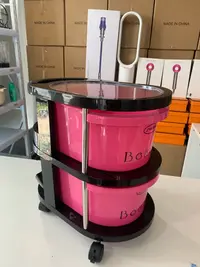 收纳见外包装4层家用收纳手推车工具推车简约储物盒