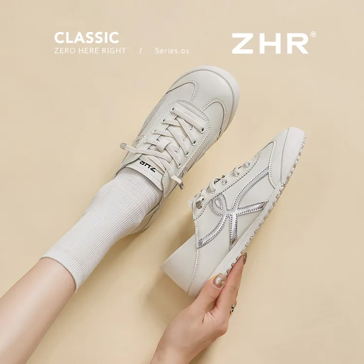 ZHR两穿软底德训鞋女款2025夏季新款百搭女士防滑休闲阿甘鞋轻便