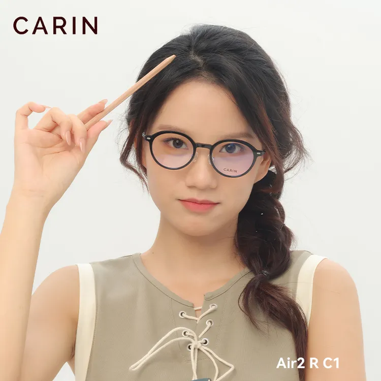 【檀健次同款】CARIN新款眼镜高端女男Air2方圆黑框近视可配d