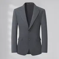 【孙漂亮轻熟风推荐】秋季新款商务休闲男士大码时尚戗驳领西服外套