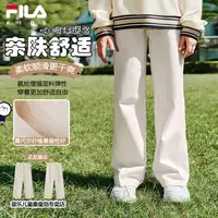 FILA斐乐儿童【哈佛联名长裤】秋季新款女童休闲亲肤舒适直筒卫裤