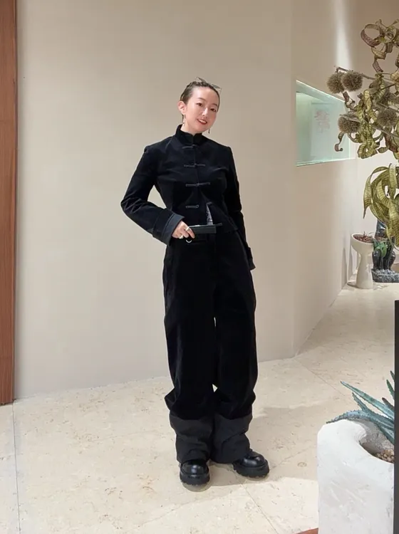 Samuel Gui YangREN TRUN UP TROUSER灯芯绒翻边裤