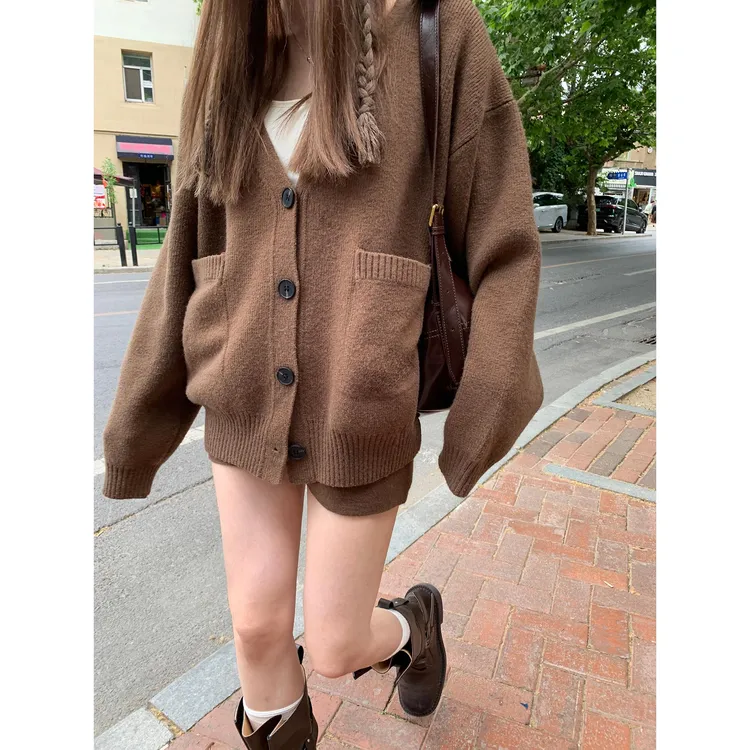 超时髦超有高级感的女士秋季2025穿搭两件套一整套轻奢风超火的尽