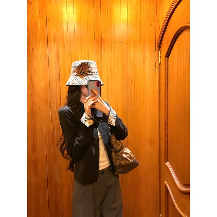 老钱风松弛感复古时尚短款夹克外套复古高腰阔腿阔腿拖地裤两件套