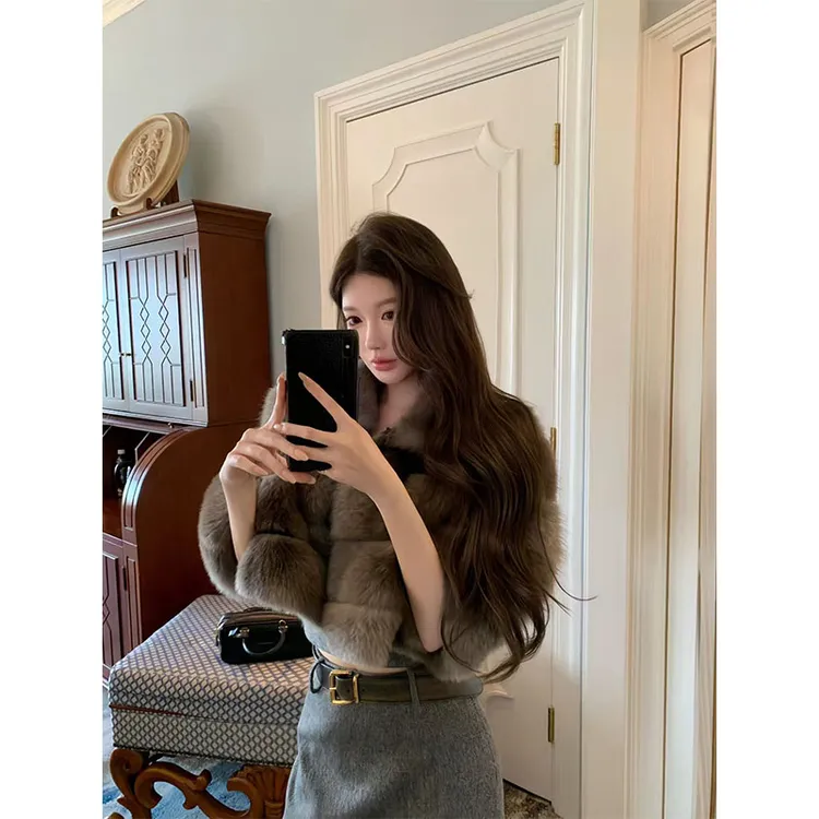 韩系御姐修身显瘦内搭外套上衣气质高级感时尚收腰a字半身裙套装