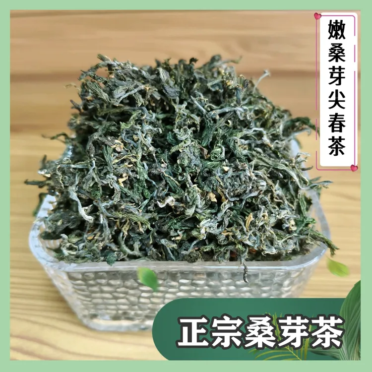 正宗广西桑芽茶嫩芽尖尖一年一季产量少泡茶煮水可配苦瓜茶茉莉花