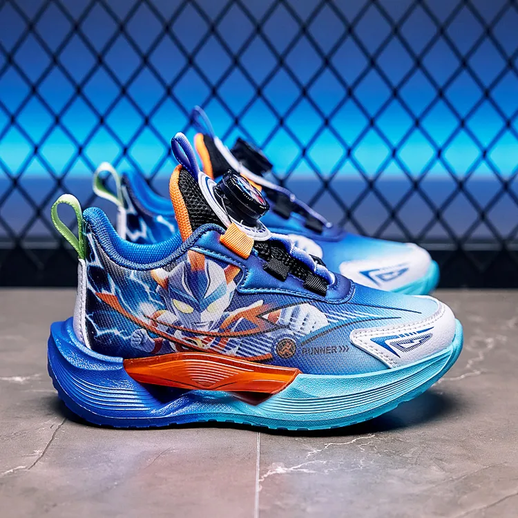 高品质秋季皮面超轻软底防水舒适运动鞋儿童轻便时尚炫酷跑步童鞋