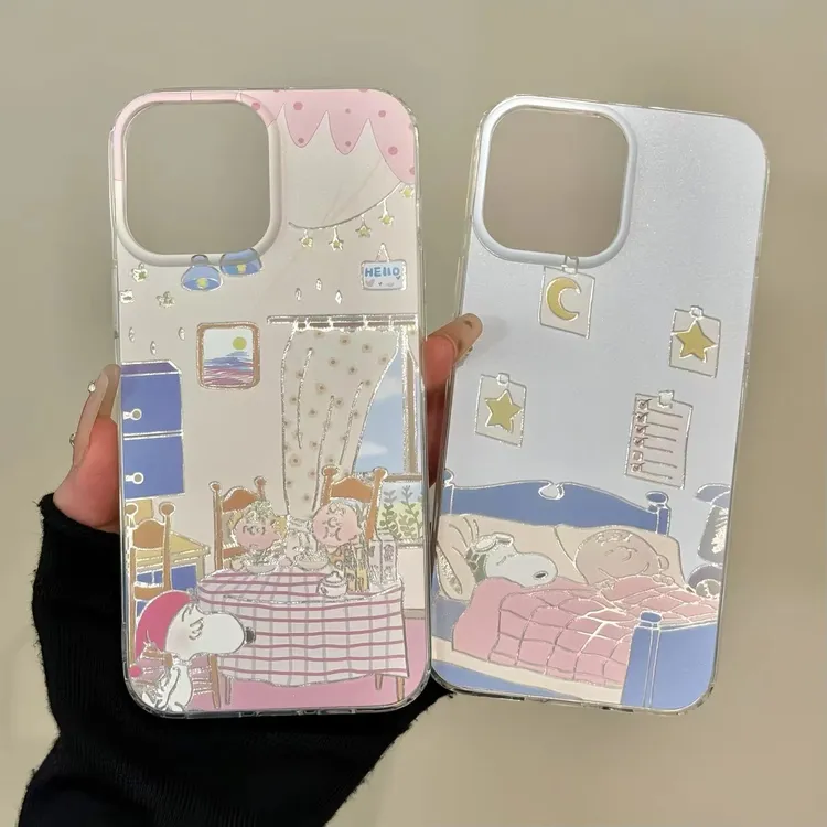 志皇史努比生活写照适用iPhone16pro手机壳15苹果14羽纱12ProMax