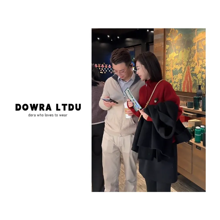 朵拉【小蘑菇】2025年冬季新款高领纯色长袖百搭休闲毛衣女41-59237