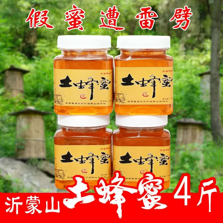 【小王回村专属】沂蒙山土蜂蜜4斤  优质蜜源 采集野山花