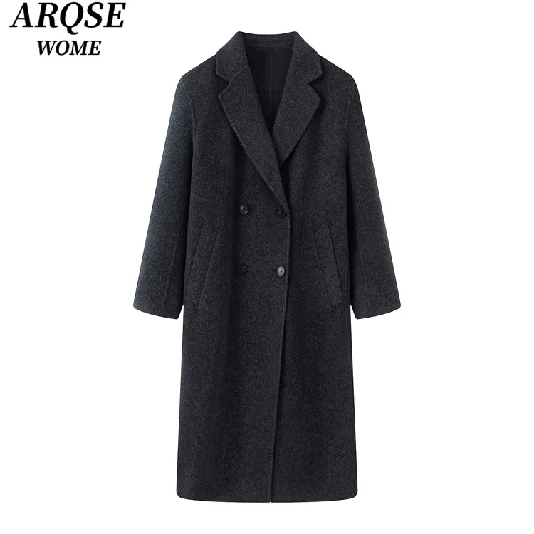 3270{迪}2025冬新款双面呢小众女装炸街中高冷酷飒拍照必备衣服女