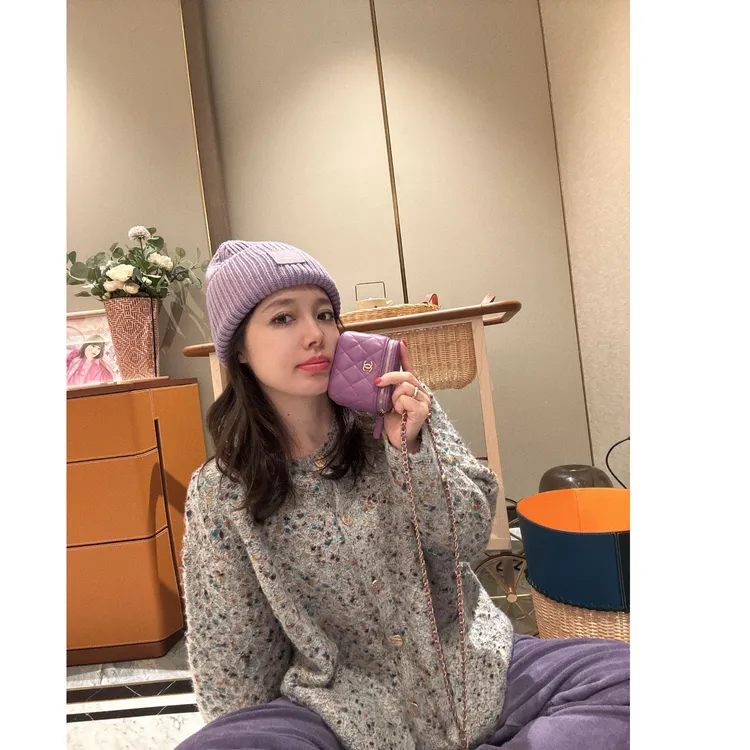 BETTER JOELAY-【金扣彩点】高级感时尚百搭长袖针织衫LL5968