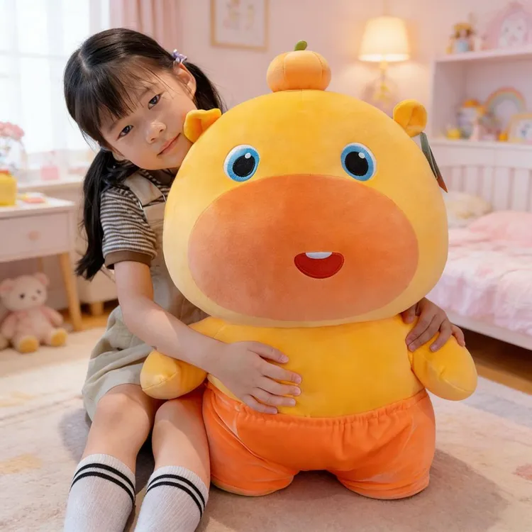 水豚噜噜玩偶生日礼物公仔玩具正版超大号毛绒抱枕送女朋友娃娃商品图