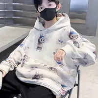 SY潮童 91086彩色卡通帽衫