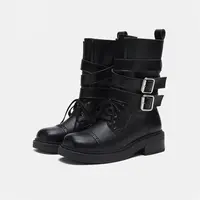 888大童亲子时尚女士休闲中筒马丁靴168-329