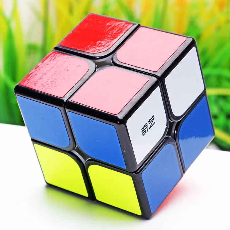 奇艺启迪W二阶魔方2阶专业比赛竞速顺滑可调初学入门儿童益智玩具