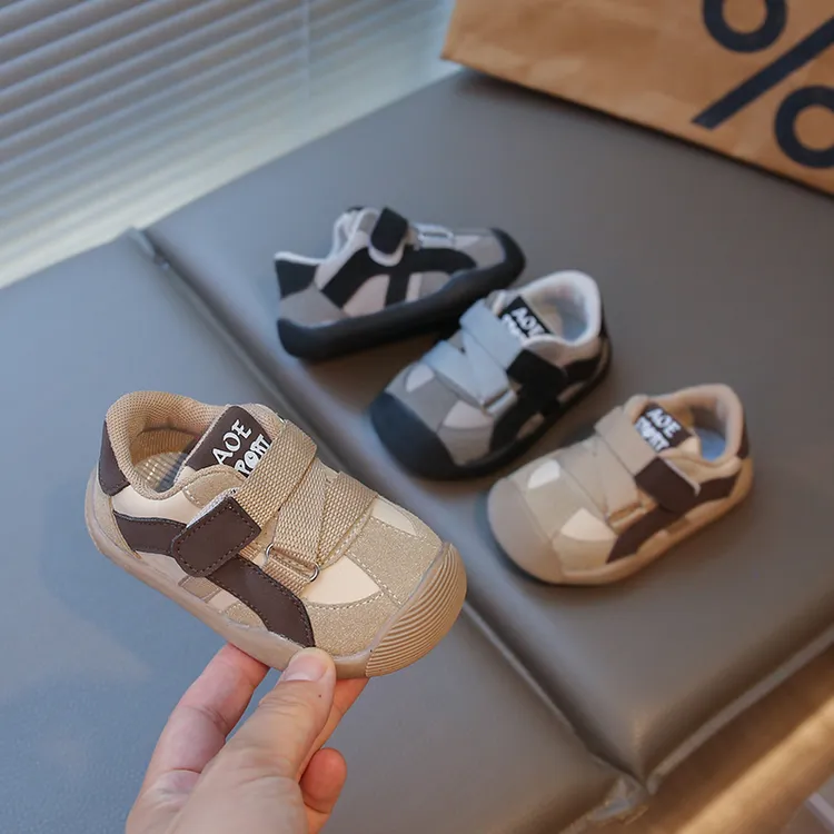 秋季新款儿童韩版学步鞋运动鞋超软男女童宝宝幼儿园室内鞋单鞋潮