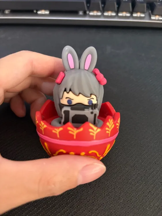 三角洲行动周边麦小蛋可爱潮玩摆件车载摆件3d模型送朋友软胶材质