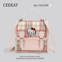 凯蒂猫高级双肩包2025时尚新款小众设计手提单肩小方包学生背包s