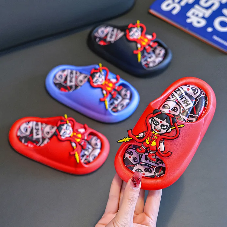 猫小帅哪吒男童拖鞋儿童凉拖鞋新款防滑男孩室内小孩家居软底防滑
