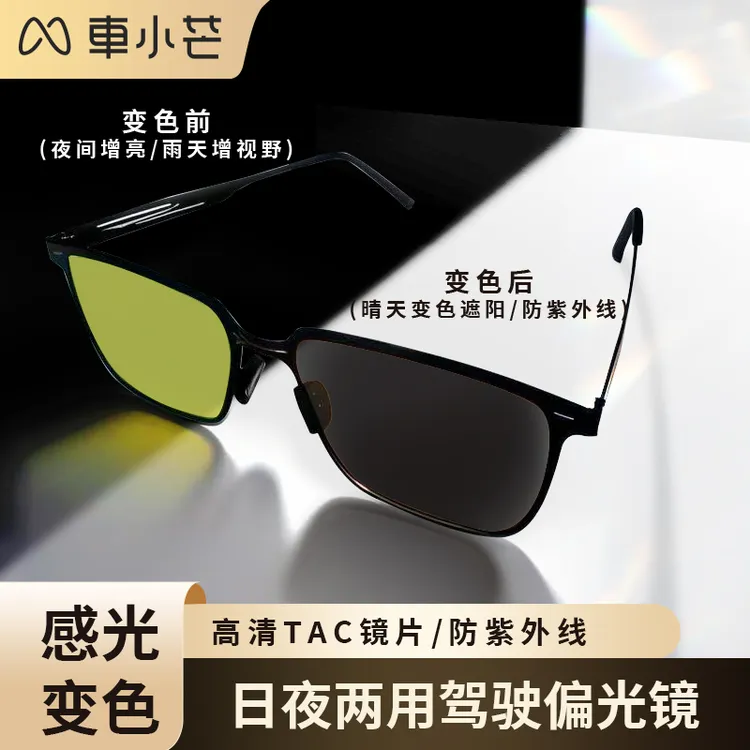 【黑豹专属】车小芒偏光镜驾驶旅游钓鱼高清近视套镜男女同款