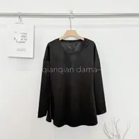 芊芊大码秋季黑色掐腰显瘦百搭长袖【QQ686】