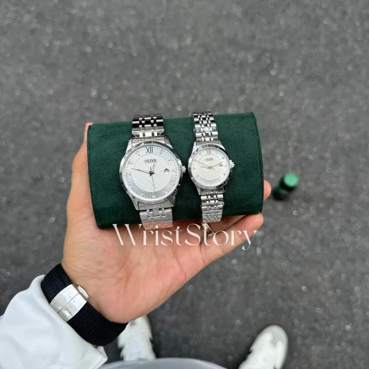 新款简约百搭情侣防水钢带手表气质时尚潮流经典腕表